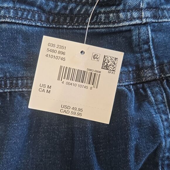 American Eagle Dark Blue Button Front, Denim Halter Top, NWT, MEDIUM - Picture 4 of 6